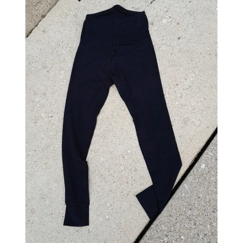 Sonoma Women's Maternity Leggings XS Black Full Panel‎ Stretch Pregnancy Pants